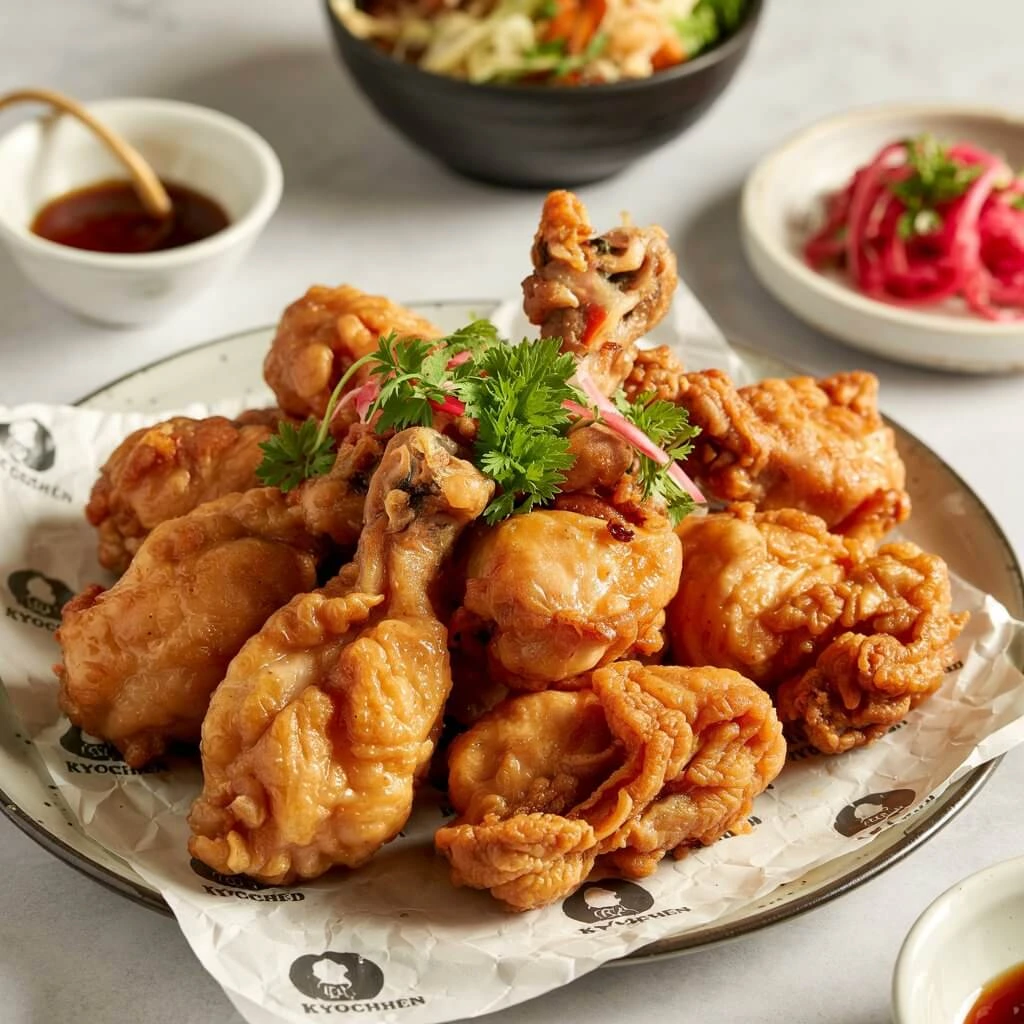Spicy Kyochon Chicken Wings with Red Sauce