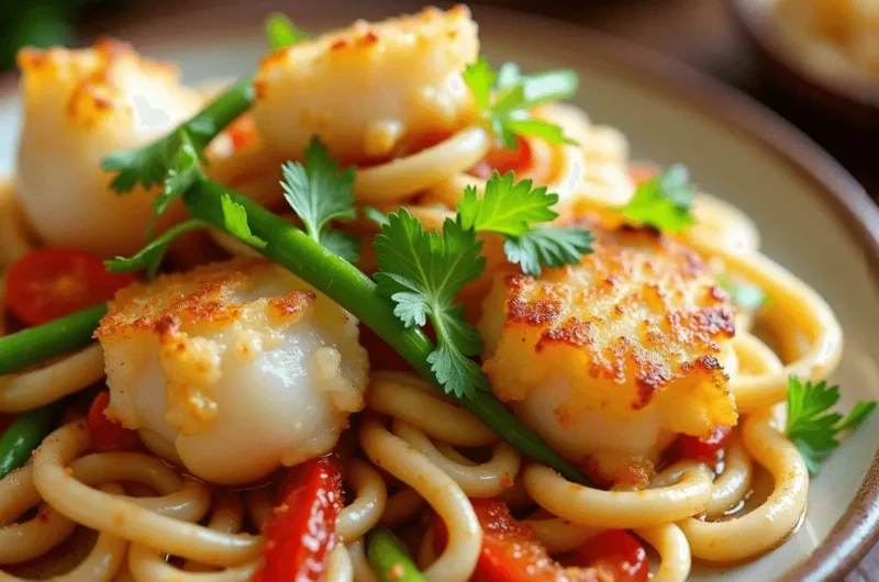 Fishcakes and Scallops Stir Fry Recipe Gone Viral