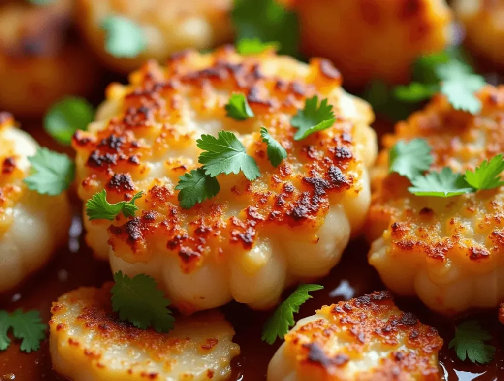 Raw ingredients for fishcakes and scallops stir fry including scallops, vegetables, and sauces