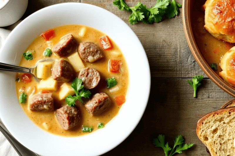 How to Make Creamy Parmesan Italian Sausage Soup
