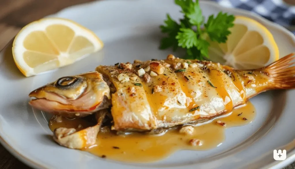 Open tin of sardines in olive oil with a fork resting on the side