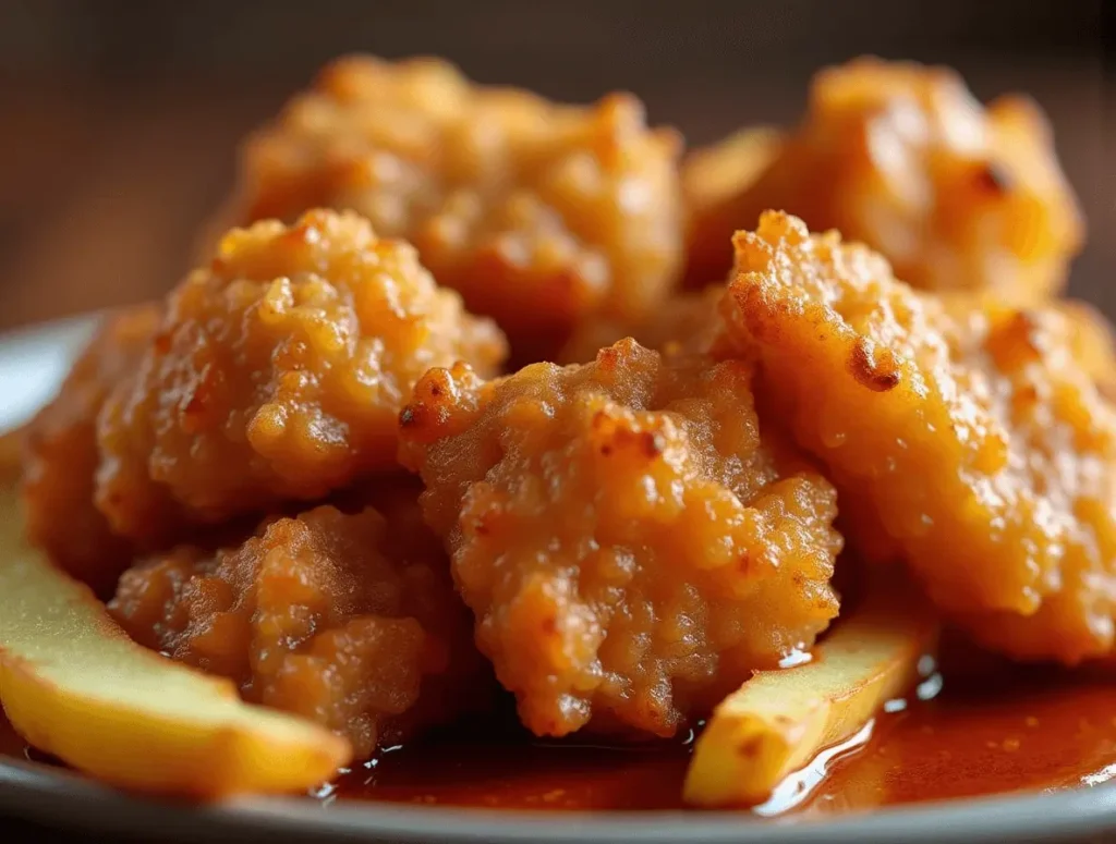 Taco Bell chicken nuggets served with fries and a Baja Blast drink.